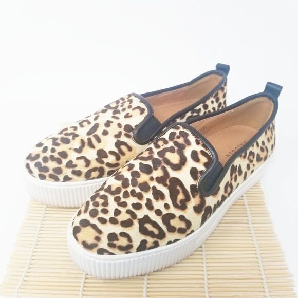 HALOGEN CHEETAH PRINT SLIP ONS. Size 5.5 - Picture 1 of 9